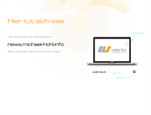 Tablet Screenshot of news.michael-hohl.info